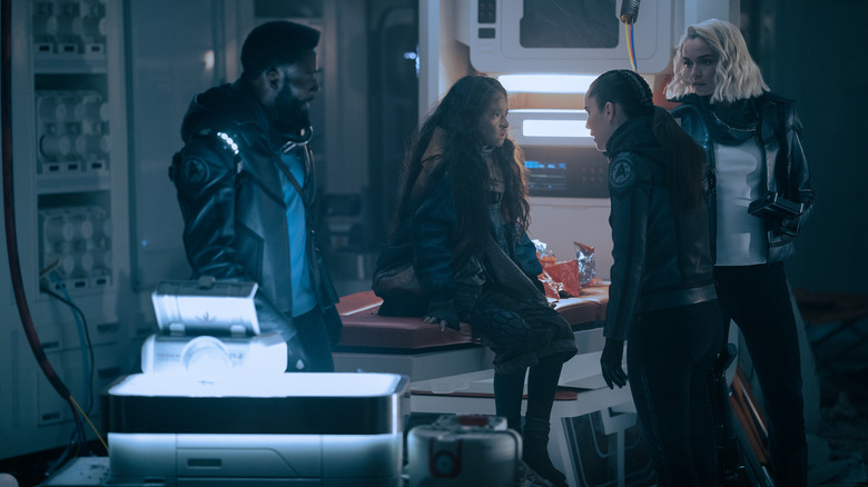 Babs olusanmokun like M'Benga, Emma Ho as Oriana, Christina Chong like La'an and Jess Bush as a chapel nurse in the Paramount + Star Trek series: Strange New World