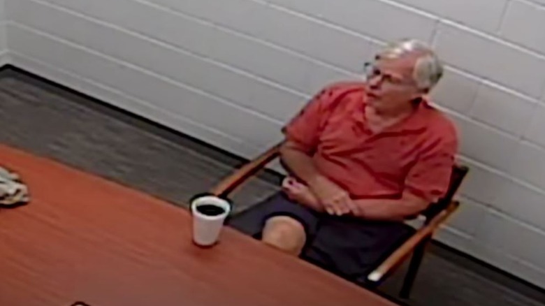 Thomas Martens in an interrogation room in A Deadly American Marriage