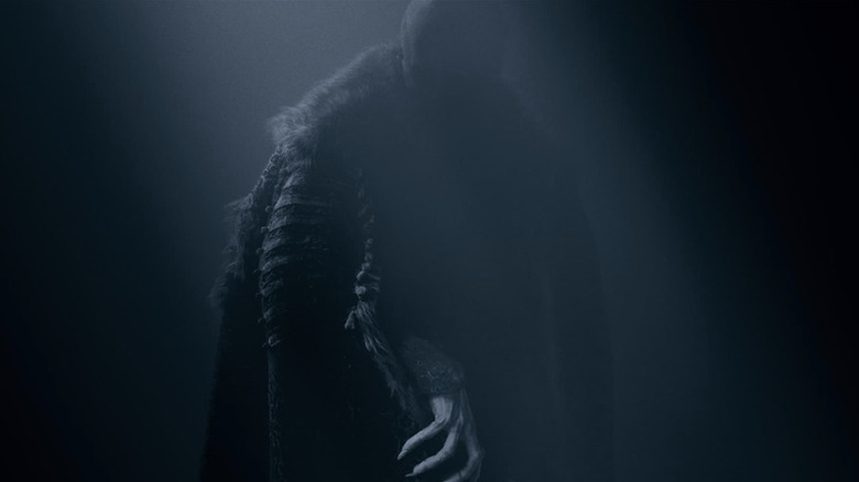 Nosferatu lurking in the shadows in "Nosferatu"