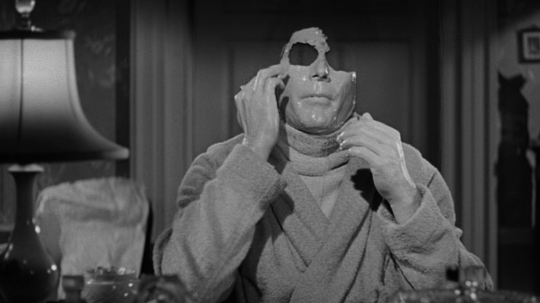 Frank Griffin, invisible in face makeup, in Invisible Agent