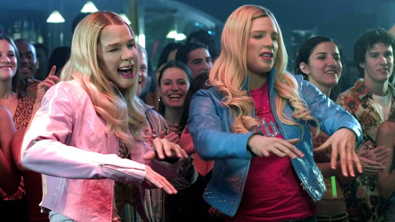 Brittany and Tiffany dancing at a party in White Chicks