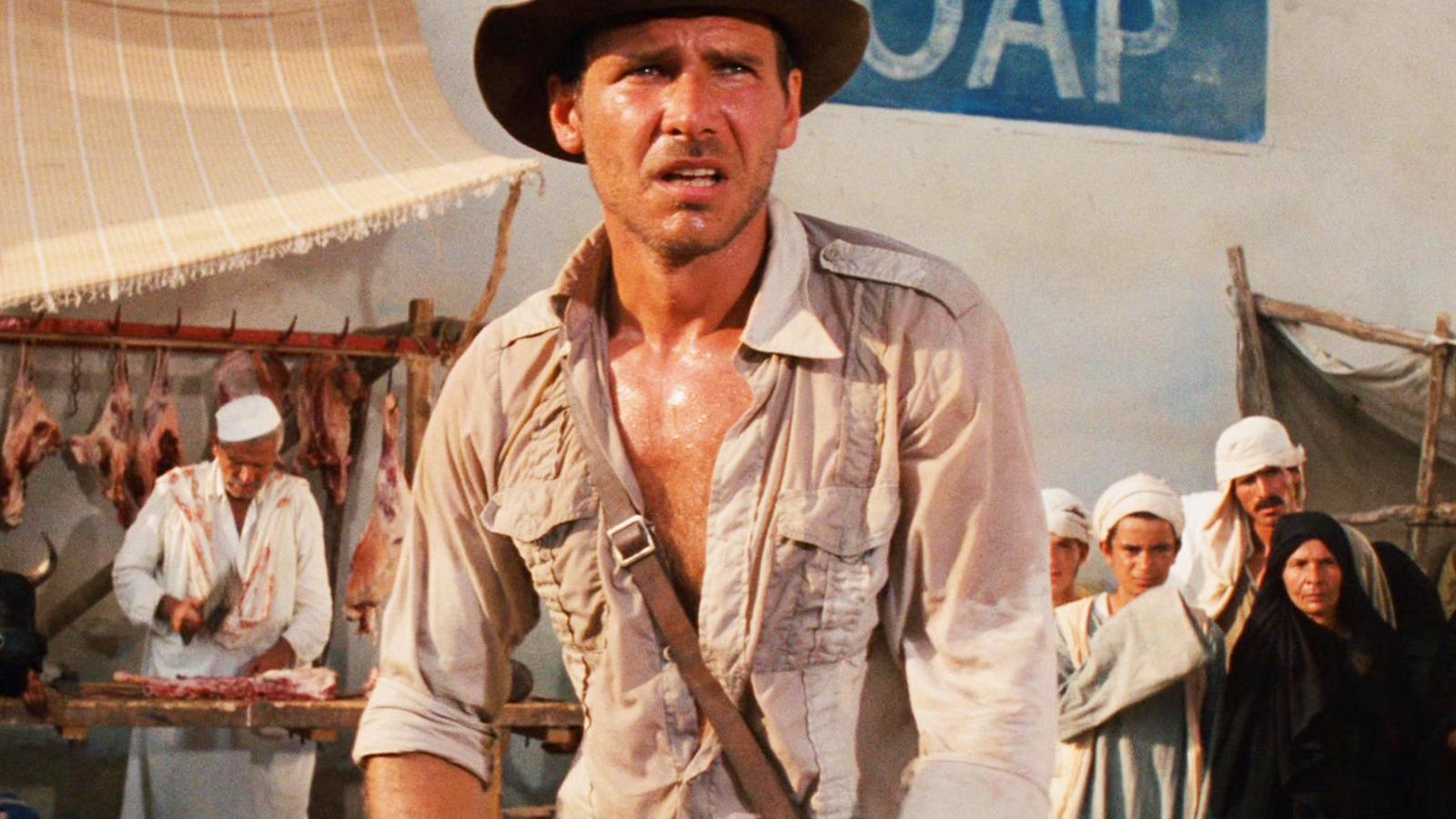 Harrison Ford in Raiders of the Lost Ark