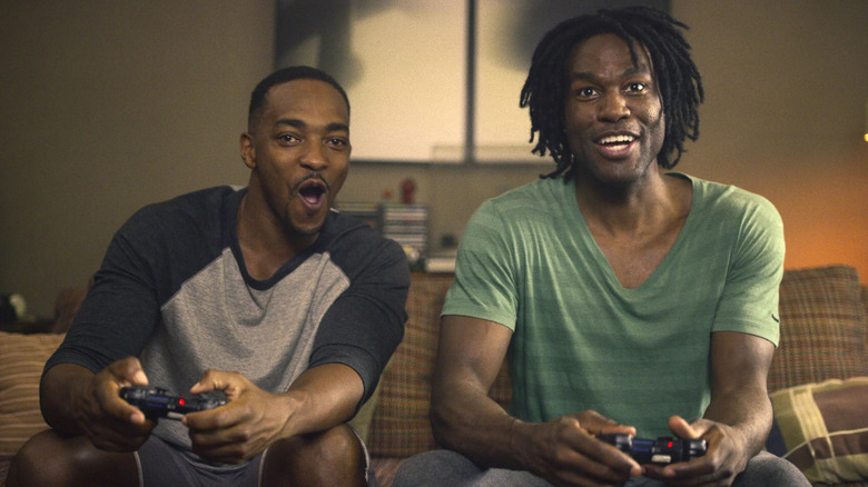 Black mirror, striking vipers, young danny and karl playing video games together