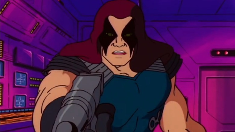 Zartan richt een pistool in GI Joe: A Real American Hero