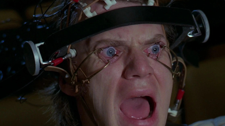 Malcolm McDowell in A Clockwork Orange