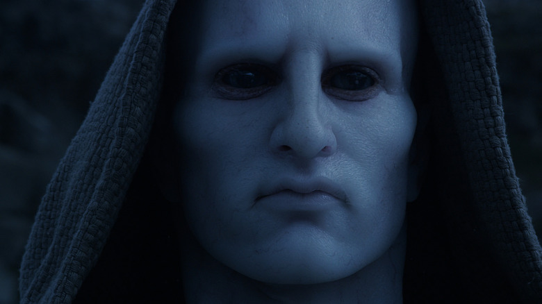 An Engineer wearing a hood in Prometheus