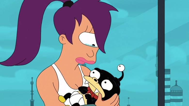 Futurama Leela and Nibbler