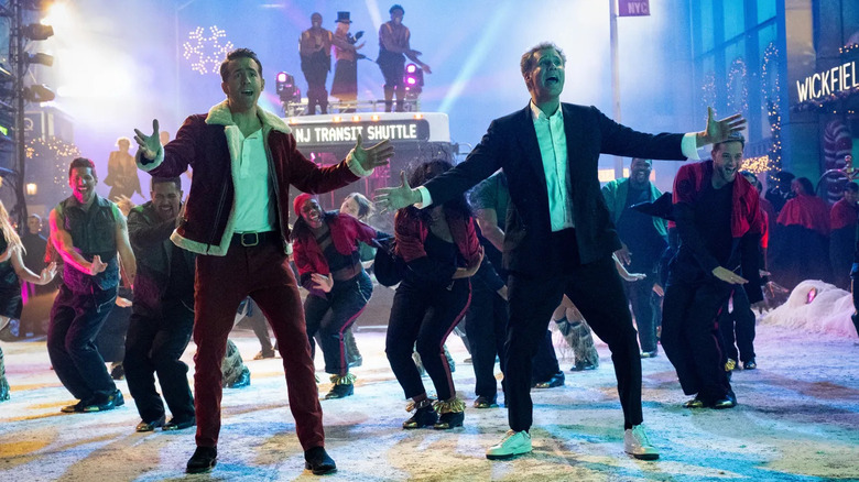 Clint dances with Present