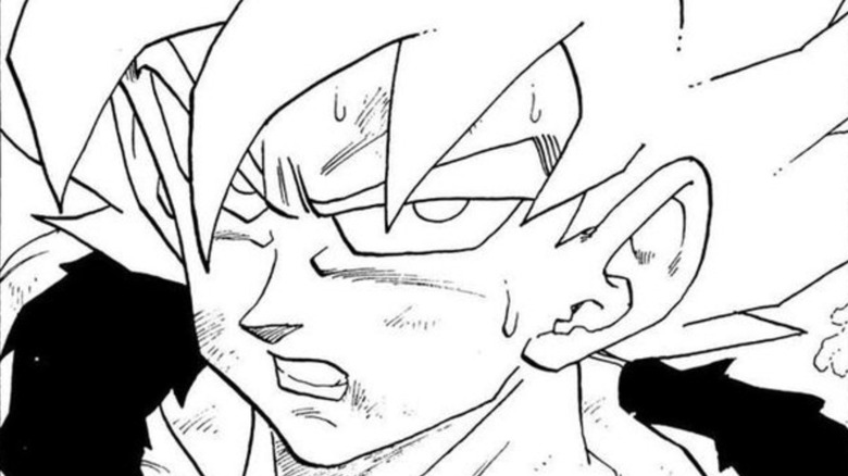 Goku in the Dragon Ball Z Manga