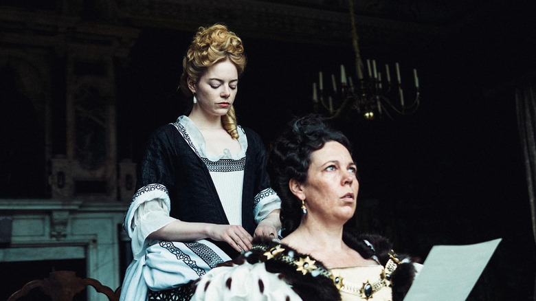 The Favourite, Emma Stone, Olivia Colman