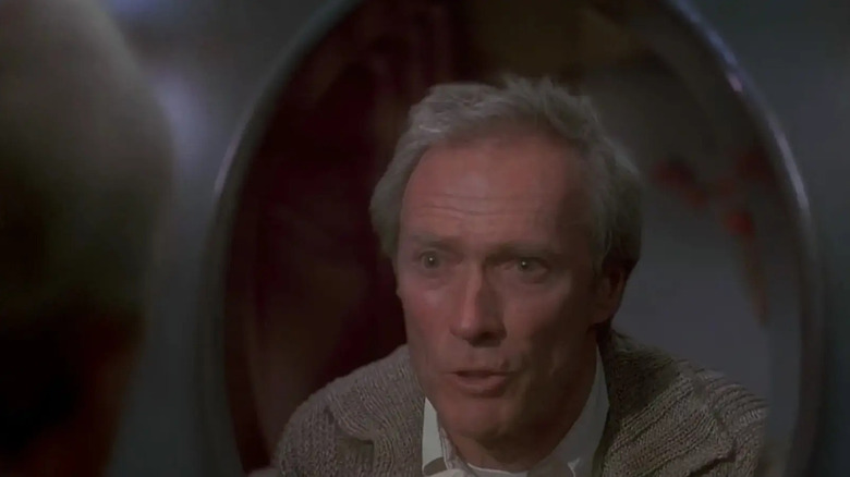 Clint Eastwood as himself in the mirror in the movie Casper