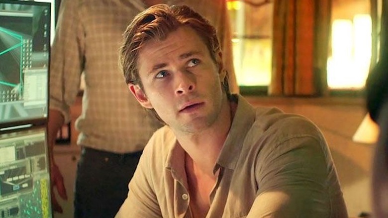 Chris Hemsworth hacks away as Nicholas Hathaway in Blackhat