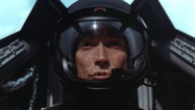 Clint Eastwood is in the cockpit of an experimental aircraft in Firefox