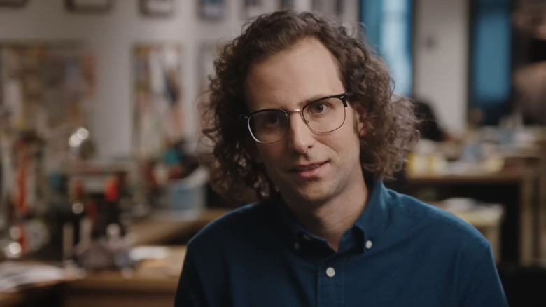 Kyle Mooney sits for an interview in Saturday Night Live