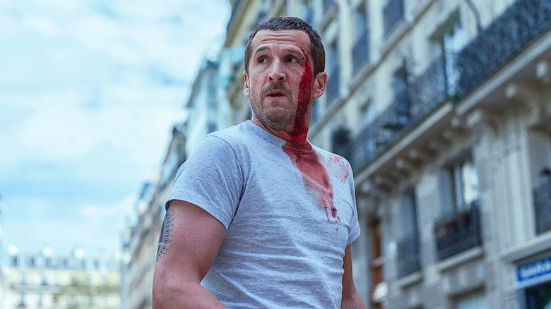 Guillaume Canet is bloodied as Franck in Ad Vitam