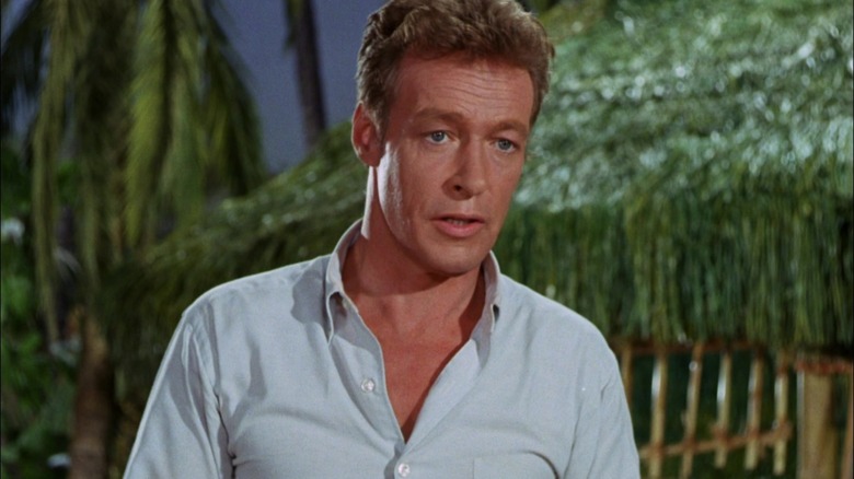 The Professor on Gilligan's Island speaking with someone off-camera