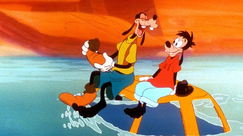 Goofy and his son Max in their first film A Goofy Movie