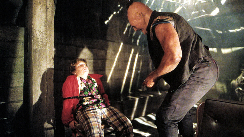 Jeff Cohen's Chunk meets John Matuszak's Sloth in The Goonies