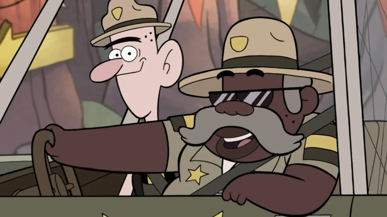 Deputy Durland and Sheriff Blubs in Gravity Falls