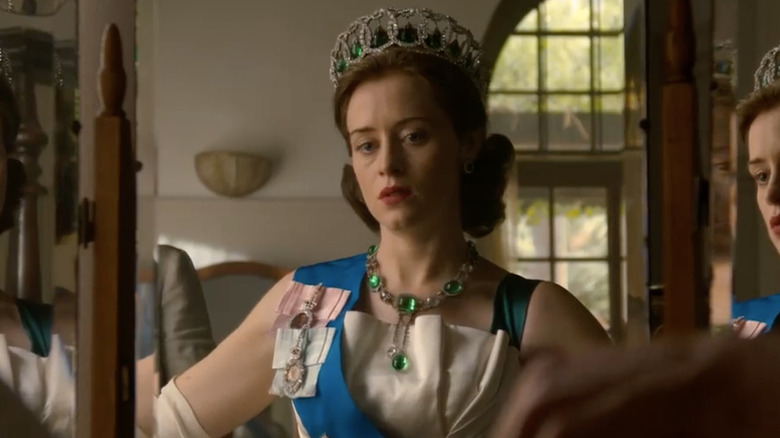 Claire Foy in The Crown