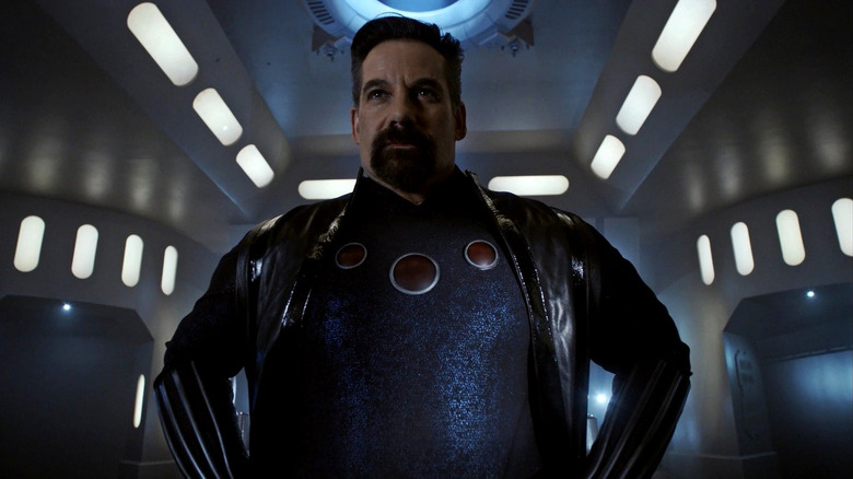 Adrian Pasdar as Graviton with his hands on his hips in Marvel's Agents of S.H.I.E.L.D.