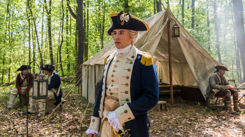 One of Washington's men in full uniform in Turn: Washington's Spies