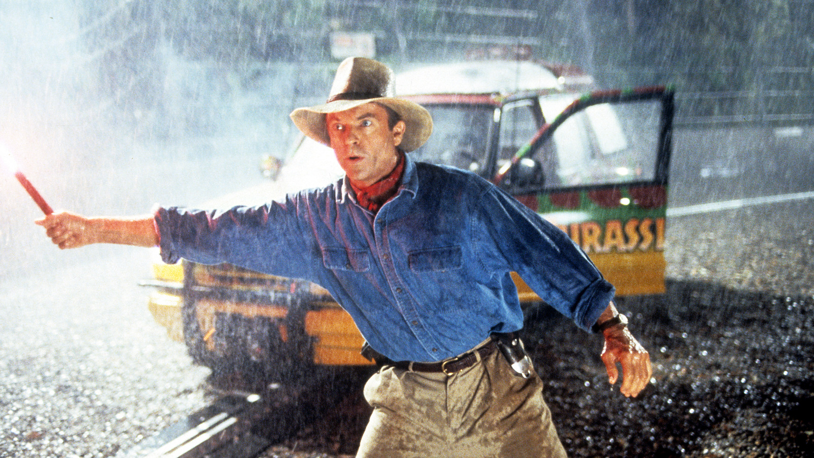 A Jurassic Park Mishap Took A 'Chunk' Out Of Sam Neill's Arm And Left Him Scarred - Vimarsana News