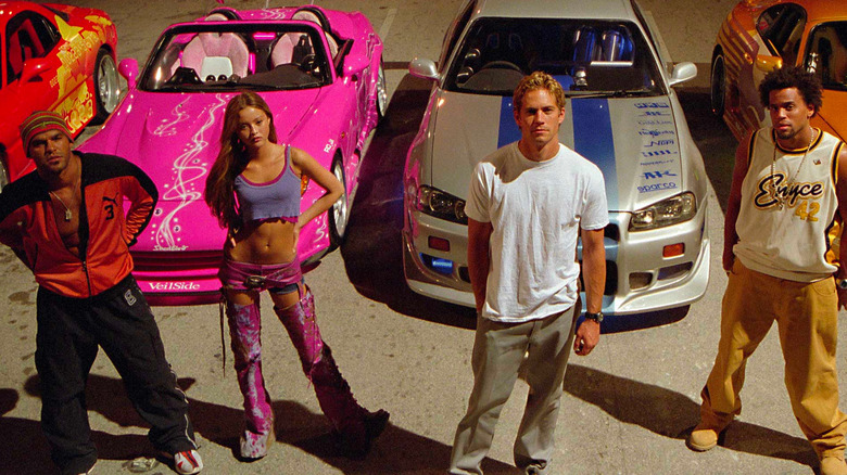 Amaury Nolasco, Devon Aoki, Paul Walker and Michael Ealy in 2 Fast 2 Furious