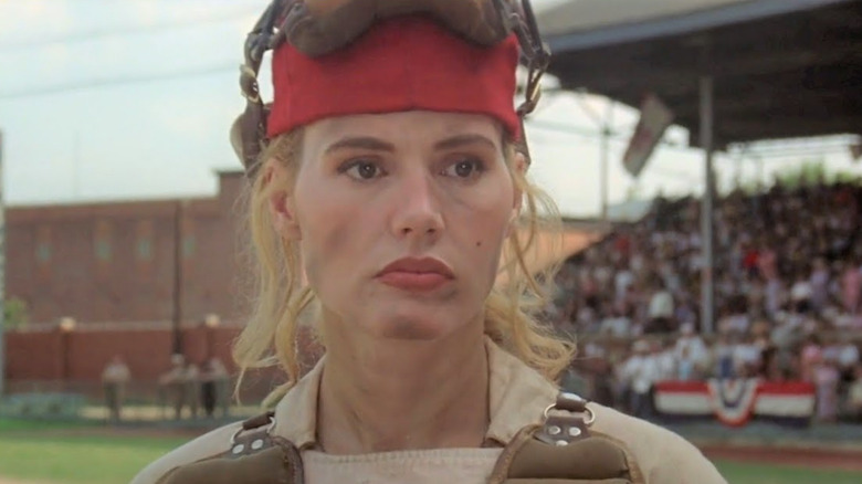 Geena Davis dirty face a league of their own