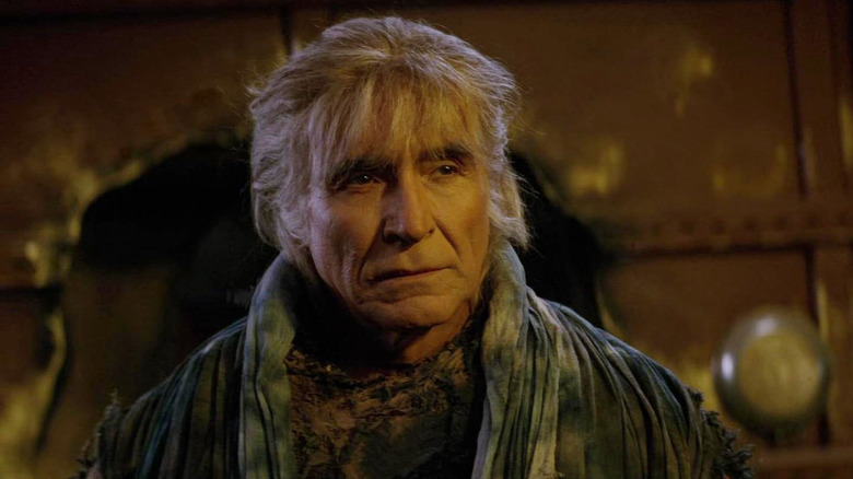 Ricardo Montalban as Khan looking suspicious in Star Trek II: The Wrath of Khan