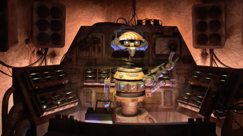 Rex on Star Tours and Galaxy's Edge 