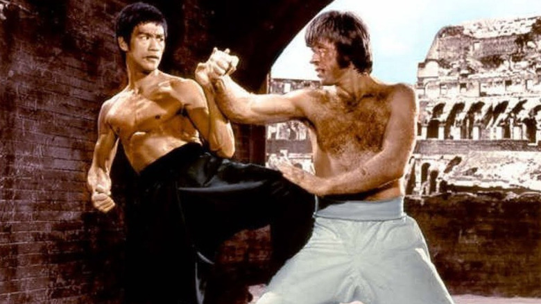 A Lot Of Cheeseburgers Went Into Chuck Norris And Bruce Lee'S Way Of The  Dragon Showdown