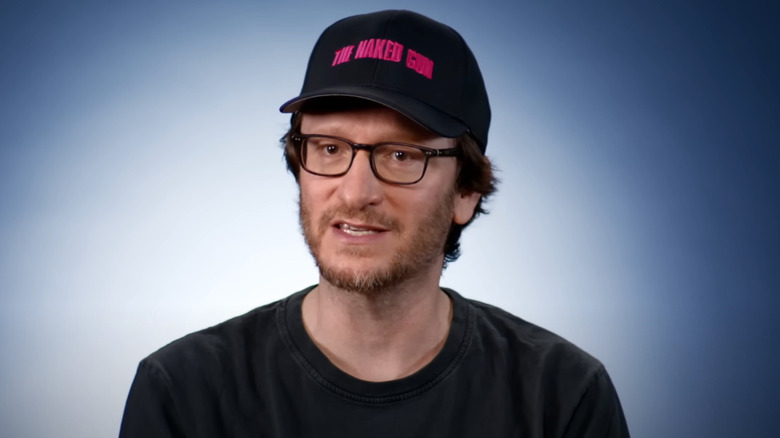 Akiva Shaffer talking in a featurette for The Naked Gun (2025)