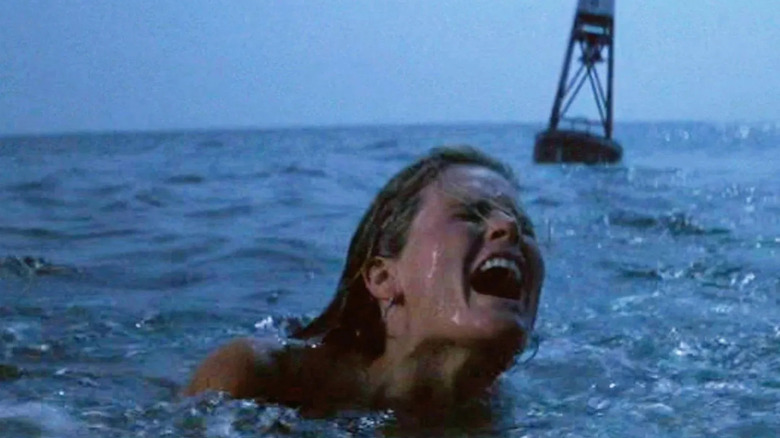 Chrissie feels a little nibble in Jaws