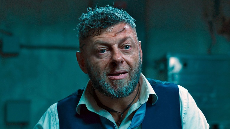 Ulysses Klaue looks bewildered while captured in Black Panther