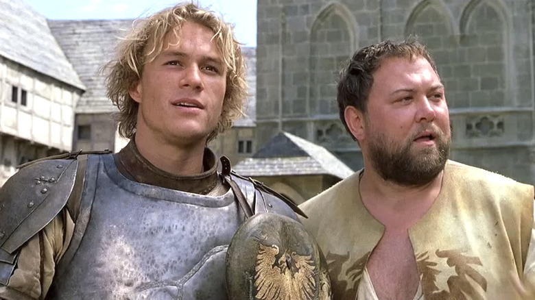 A Knight's Tale, William and Roland looking around in a 14th century village