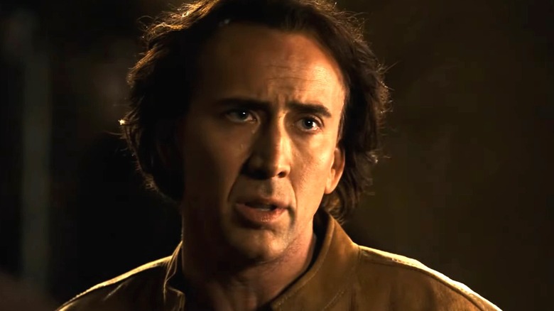 Cris looking intense in the movie Next