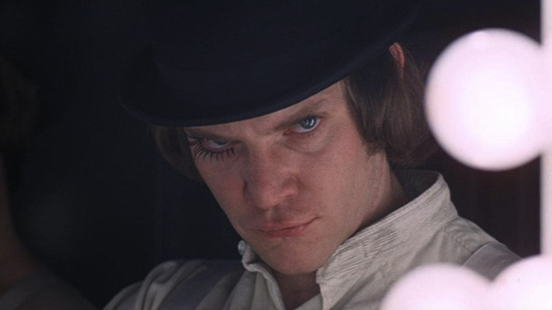 Malcolm McDowell in "A Clockwork Orange"