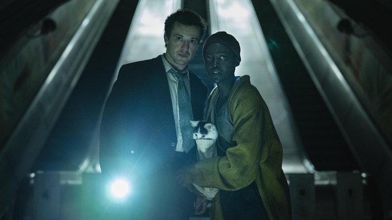 Quiet Place Day One Joseph Quinn and Lupita Nyong'O