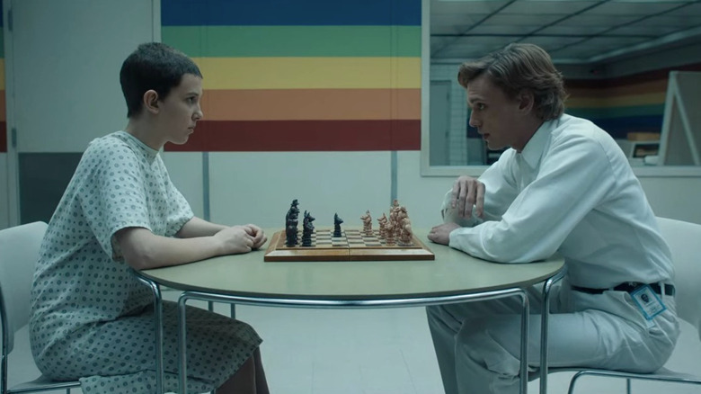 Eleven and One in Stranger Things season 4