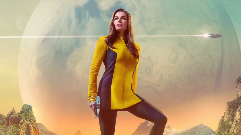 Commander Una strides in Star Trek: Strange New Worlds