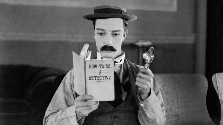 Buster Keaton in Sherlock Jr.