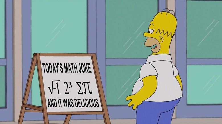 The Simpsons math joke