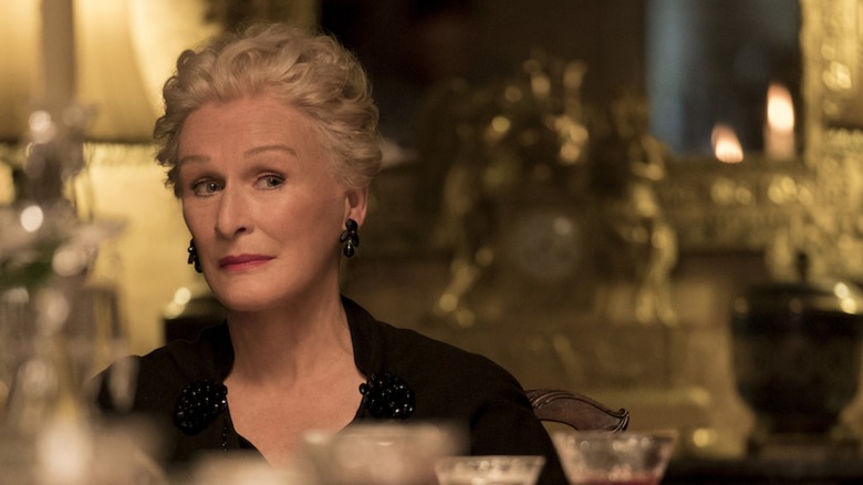 Edith Glenn Close's Edith is an unlikely suspect at the twisted home