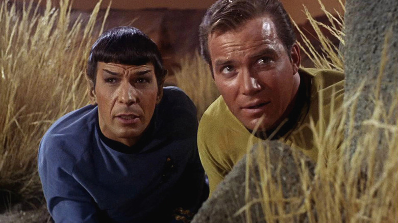 William Shatner and Leonard Nimoy in Star Trek