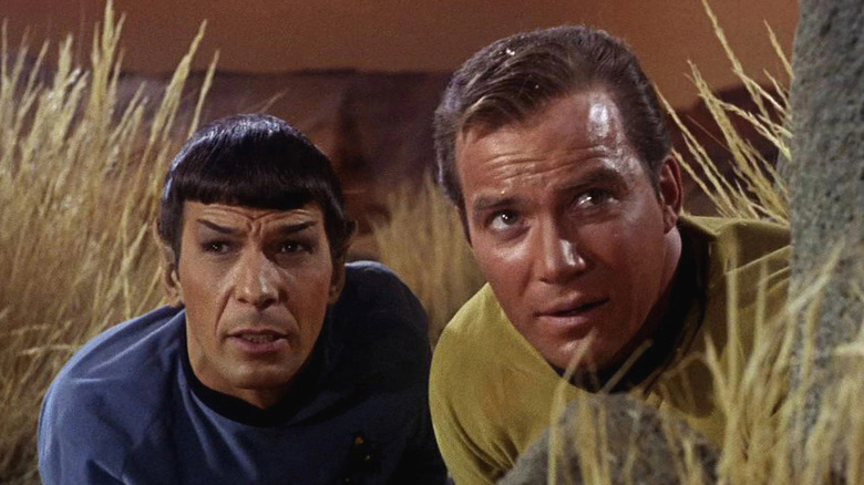 William Shatner and Leonard Nimoy in Star Trek