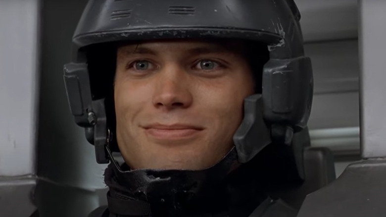 Casper Van Dien as Johnny Rico in Starship Troopers