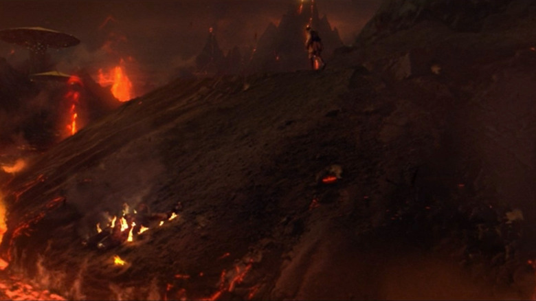 Hayden Christensen and Ewan McGregor in Revenge of the Sith