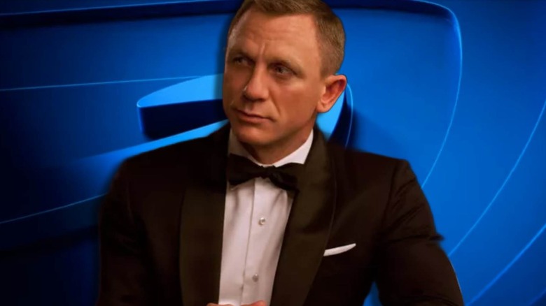 James Bond in front of the Prime logo