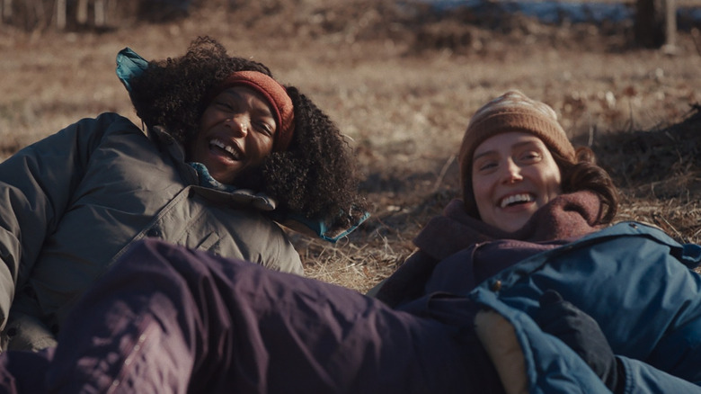 Lydie and Agnes laughing together in Sorry, Baby